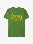 The Legend of Zelda: Breath of the Wild Logo T-Shirt, KELLY, hi-res