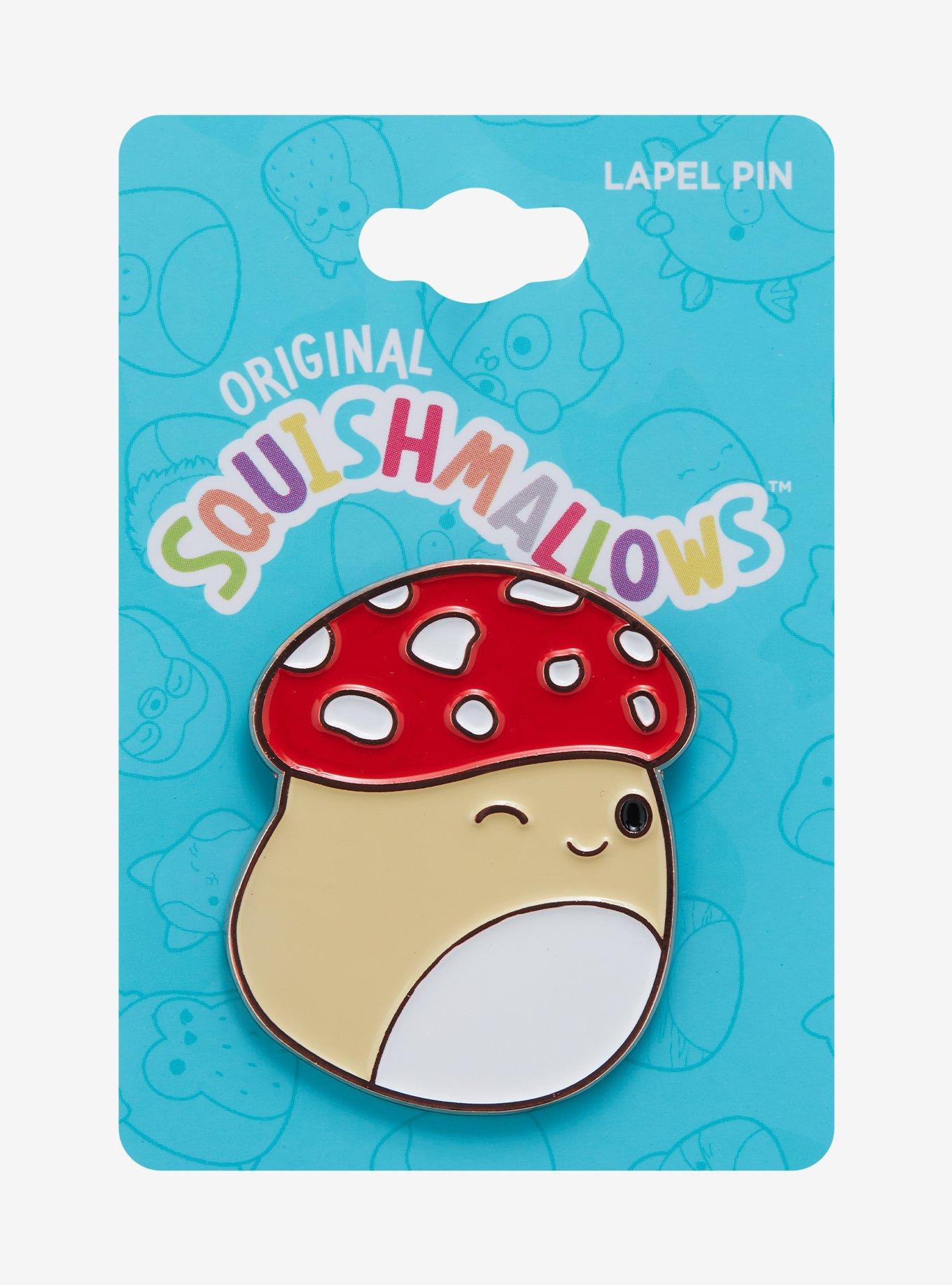 Squishmallows Malcolm the Mushroom Enamel Pin - BoxLunch Exclusive, , hi-res