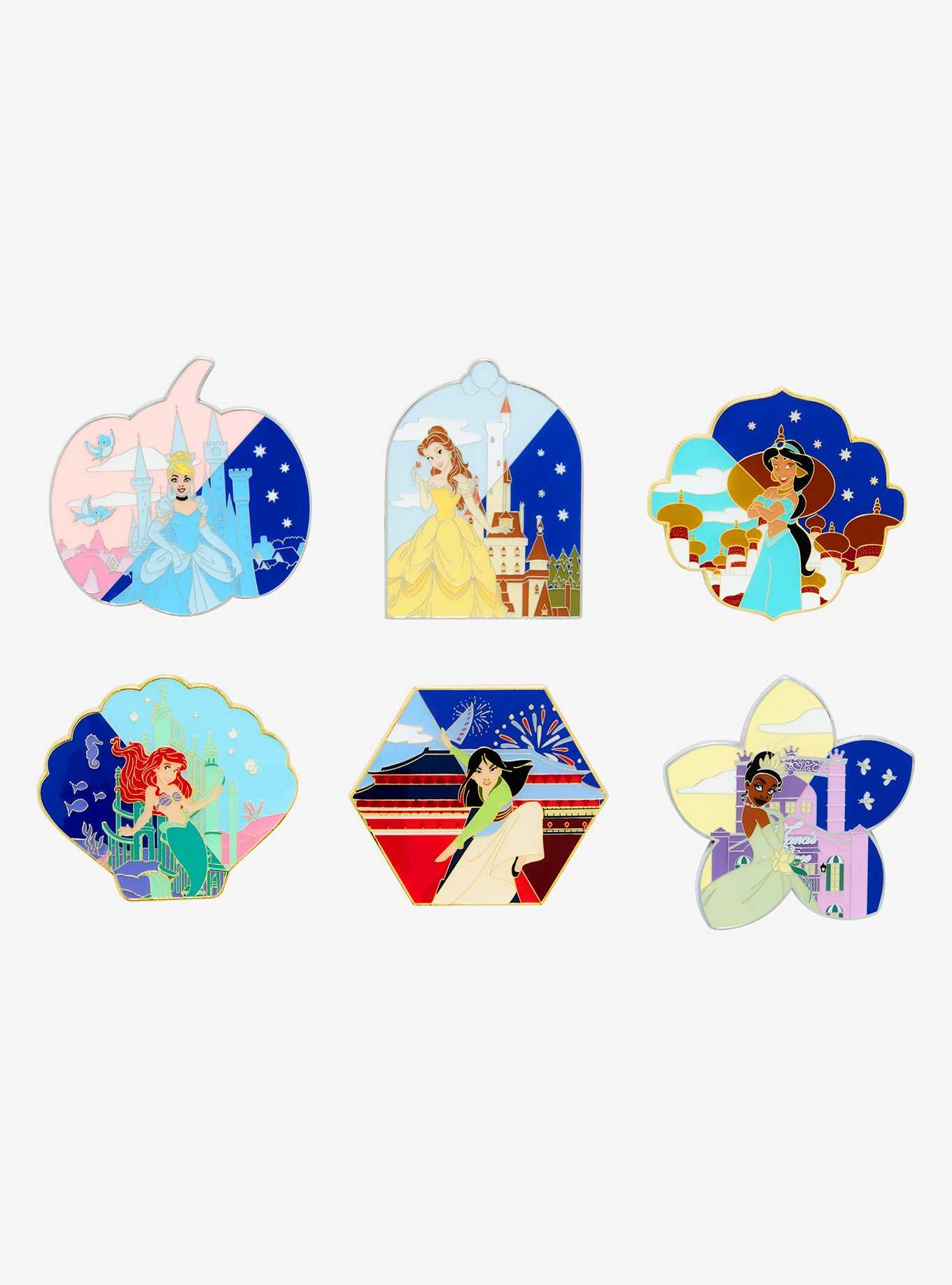 Loungefly Disney Princess Day & Night Blind Box Enamel Pin - BoxLunch Exclusive, , hi-res