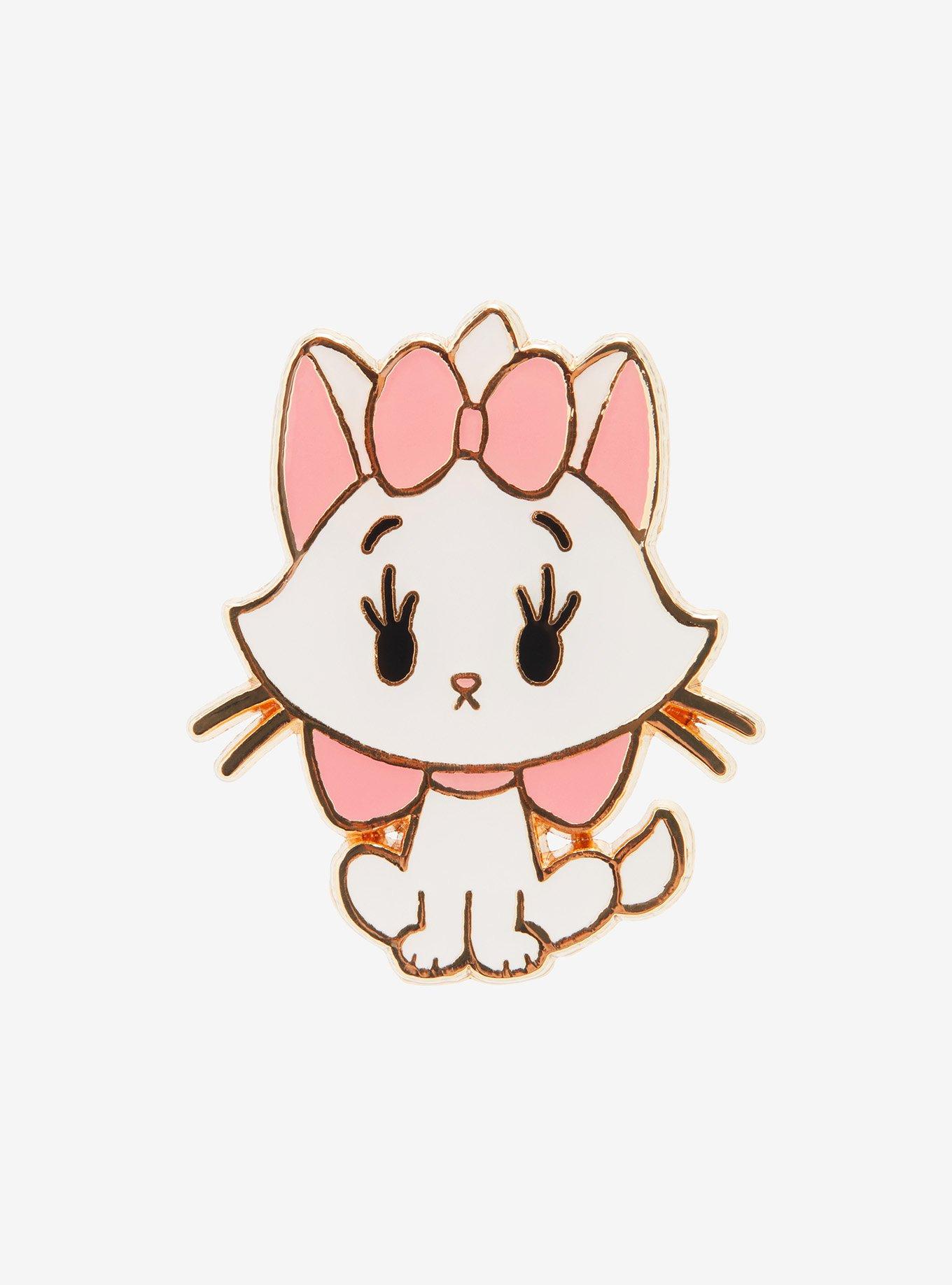 Loungefly Disney The Aristocats Marie Portrait Enamel Pin - BoxLunch Exclusive, , hi-res