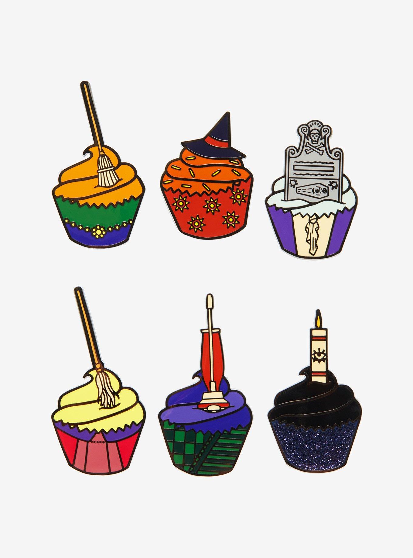 Loungefly Disney Hocus Pocus Cupcake Blind Box Enamel Pin, , hi-res