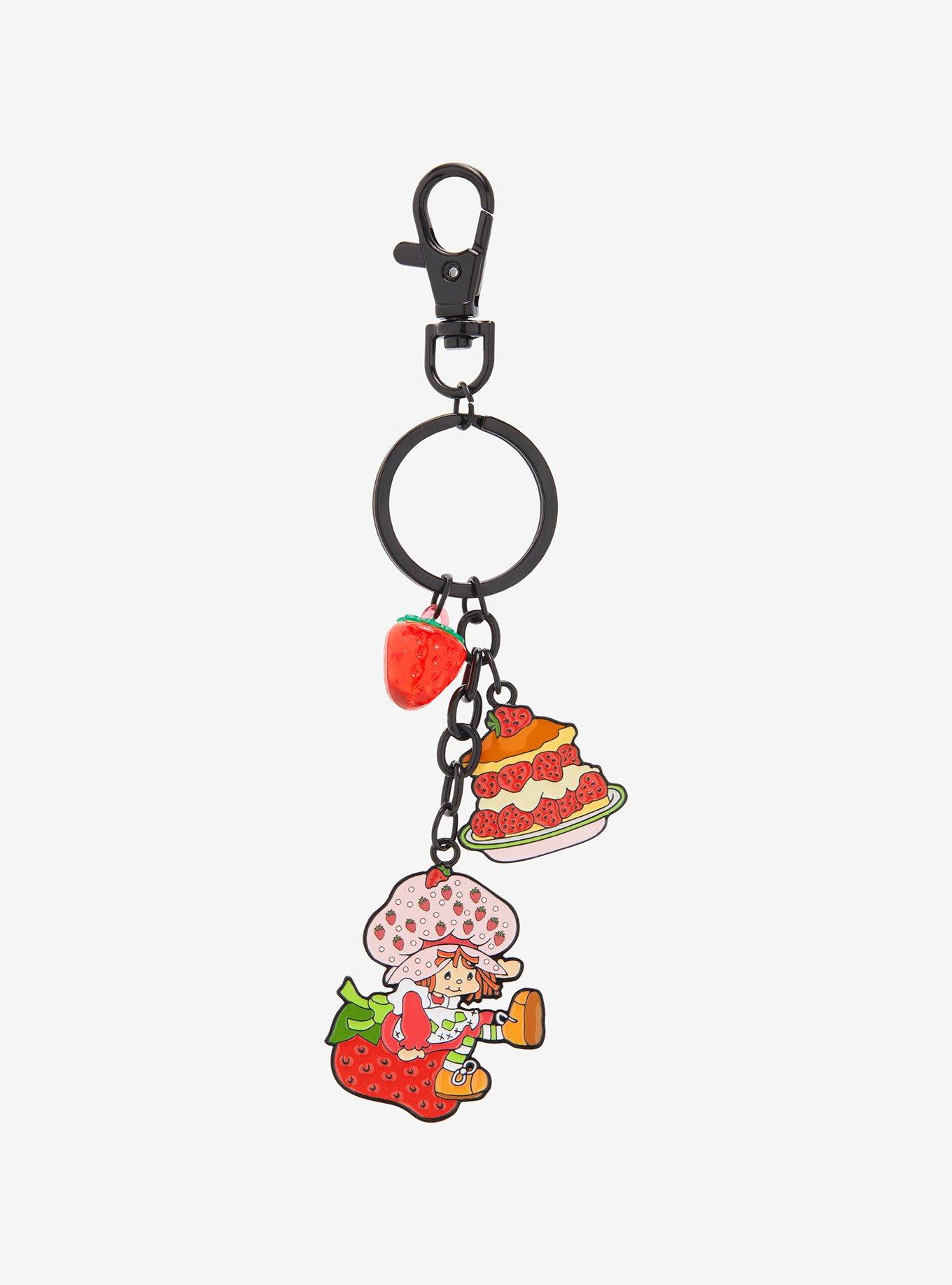 Strawberry Shortcake Portrait Multi-Charm Keychain - BoxLunch Exclusive, , hi-res
