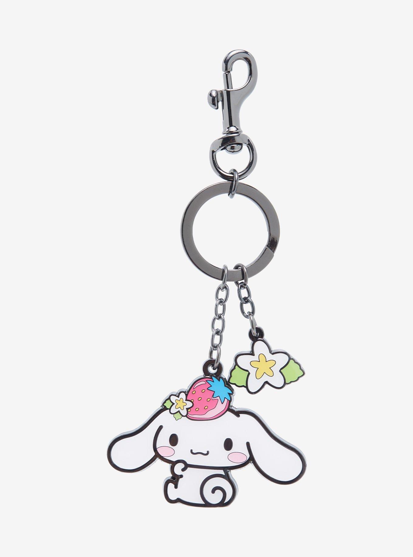 Loungefly Sanrio Cinnamoroll Strawberry Multi Charm Keychain - BoxLunch Exclusive, , hi-res