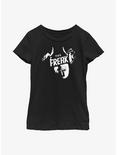 Stranger Things Eddie Munson The Freak Youth Girls T-Shirt, BLACK, hi-res