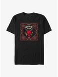 Stranger Things Hellfire Club Pattern T-Shirt, BLACK, hi-res