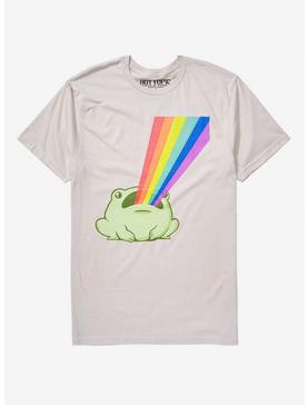 Rainbow Ribbit Frog T-Shirt By Popcorn Punk, , hi-res