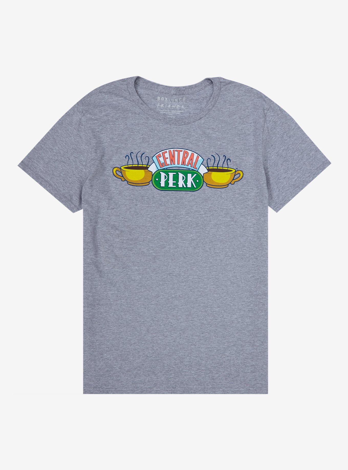 Friends Central Perk Logo T-Shirt - BoxLunch Exclusive, GREY, hi-res