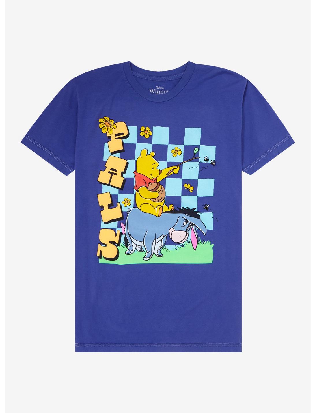 Disney Winnie the Pooh Eeyore & Pooh Bear T-Shirt, NAVY, hi-res