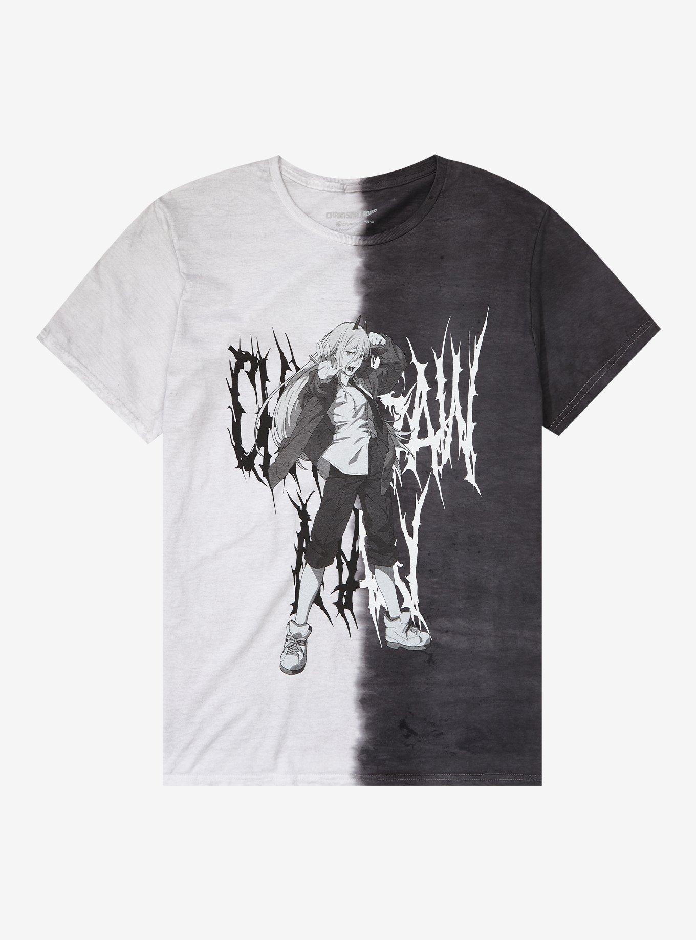 Chainsaw Man Power Split Dye T-Shirt, MULTI, hi-res