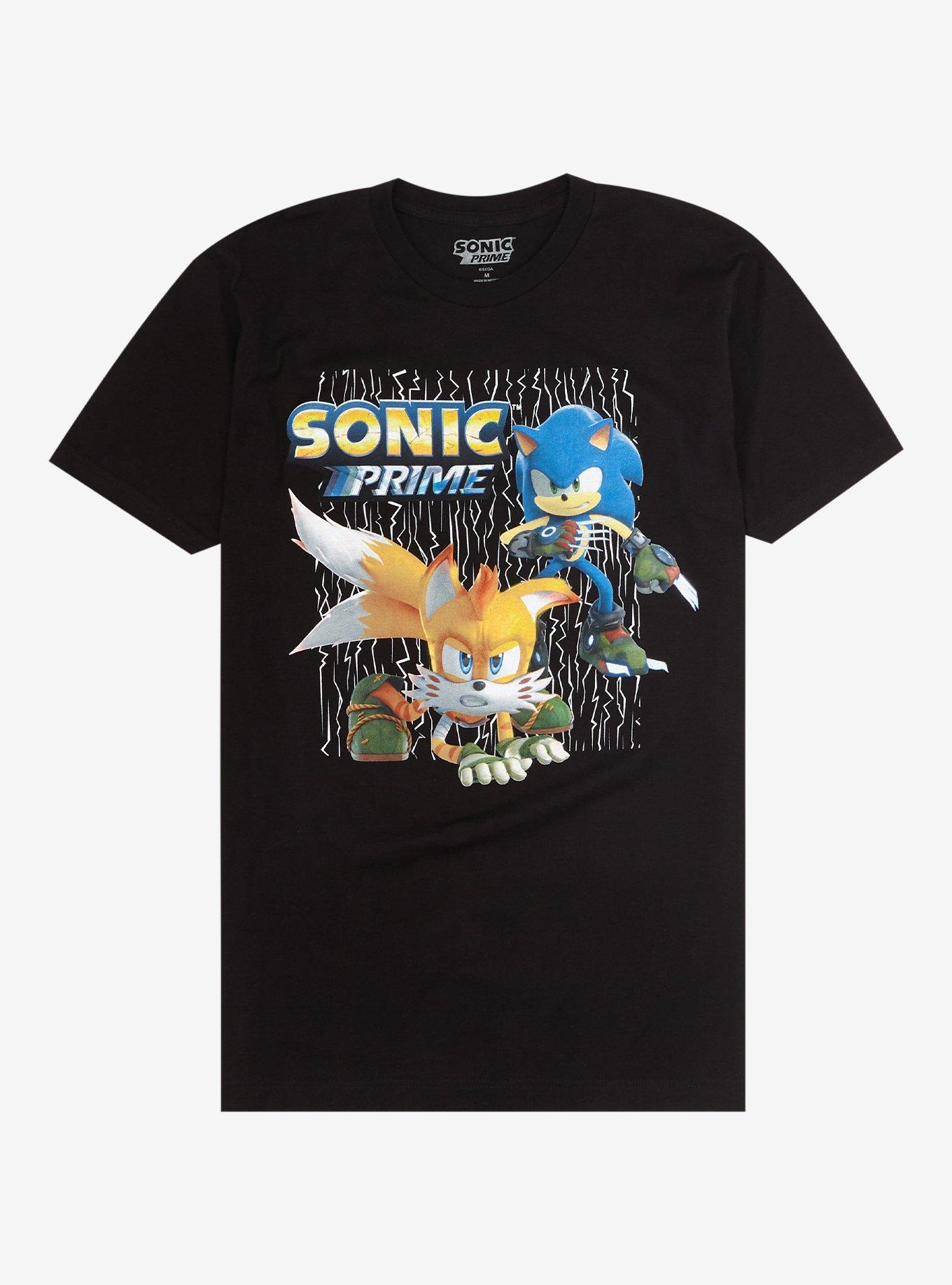 Sonic Prime Duo T-Shirt, BLACK, hi-res
