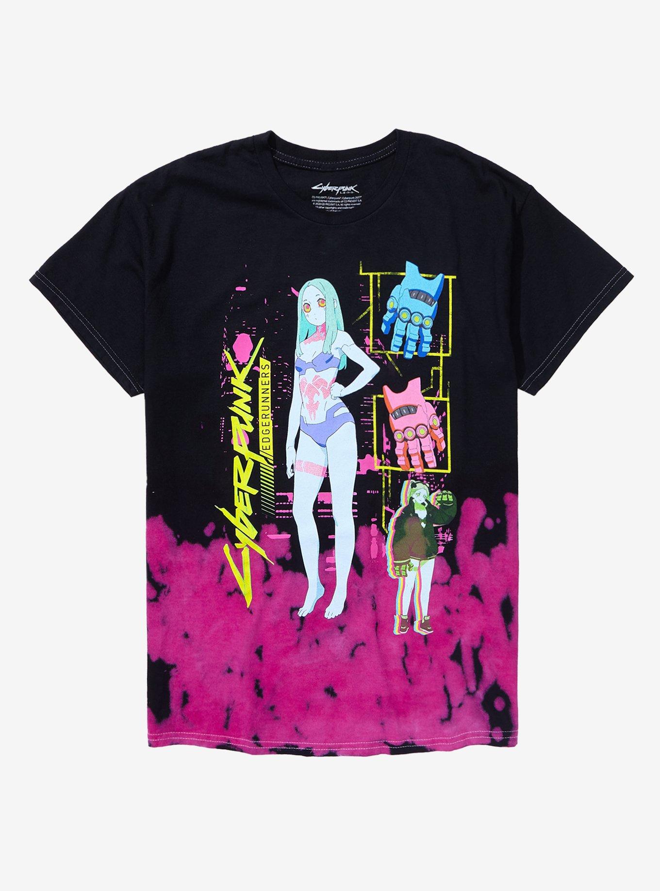 Cyberpunk: Edgerunners Rebecca Dip-Dye T-Shirt, MULTI, hi-res