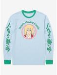 Studio Ghibli Howl's Moving Castle Circular Howl Portrait Long Sleeve T-Shirt - BoxLunch Exclusive, LILAC, hi-res