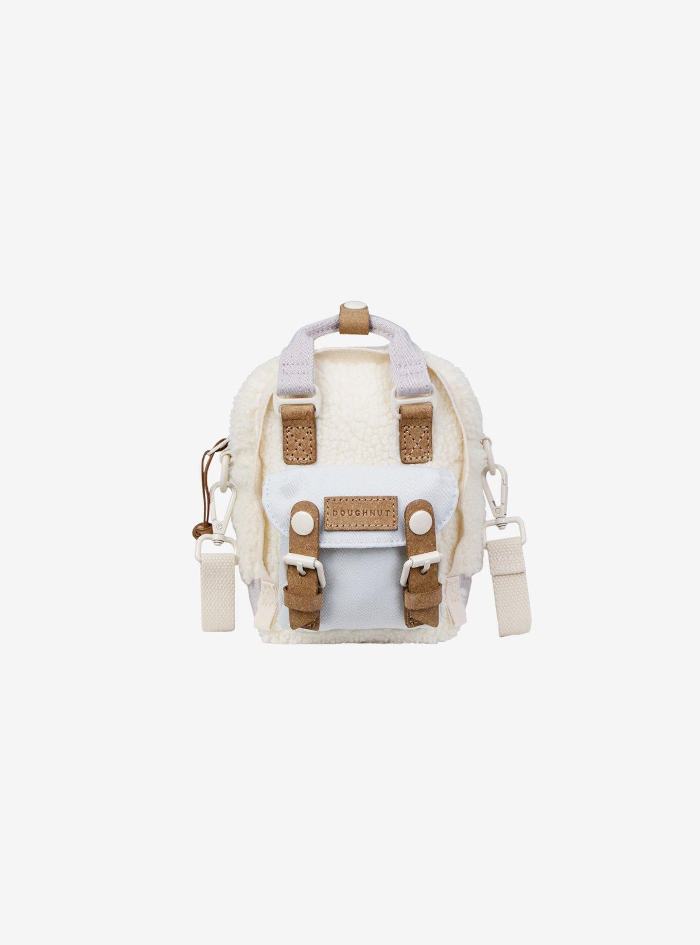 Doughnut Macaroon Tiny Fluffy Stadium Cream x Blue Lotus x Purple Mini Crossbody Bag, , hi-res