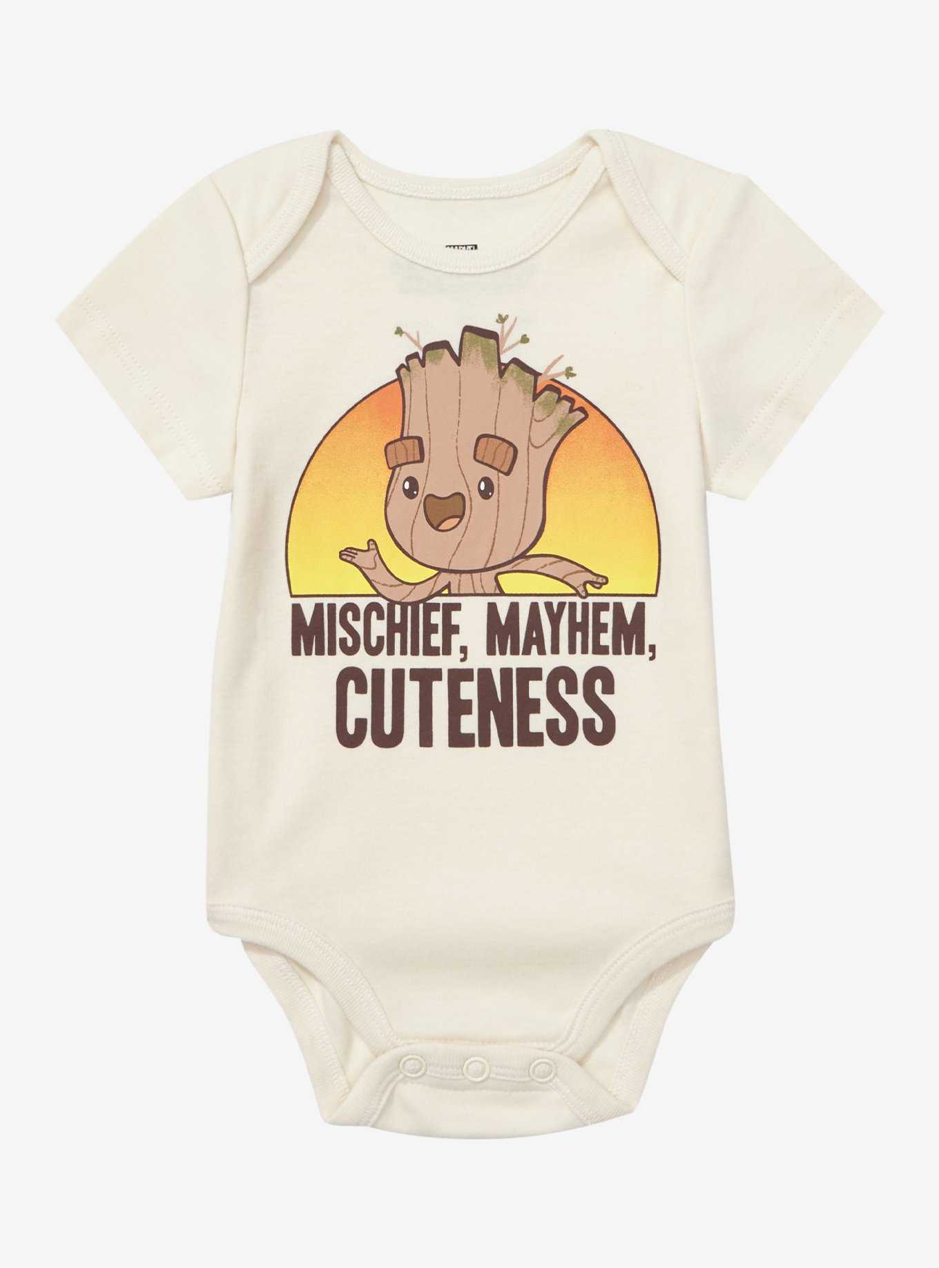 Marvel Guardians of the Galaxy Groot Portrait Infant One-Piece, , hi-res