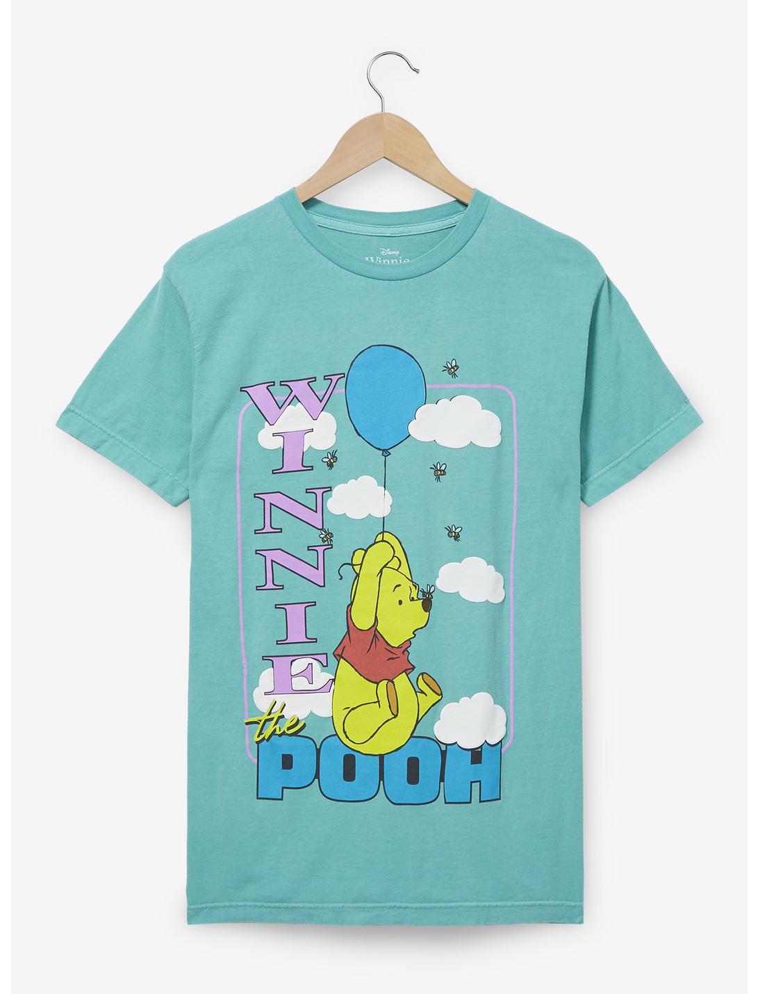 Disney Winnie the Pooh Balloon Portrait Women's T-Shirt - BoxLunch Exclusive, GREEN, hi-res
