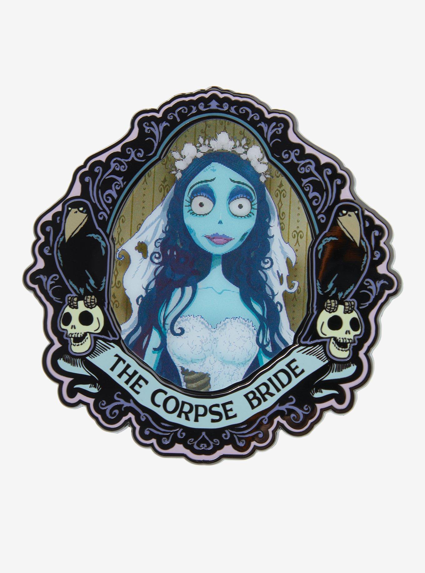 Loungefly Corpse Bride Emily Lenticular Enamel Pin, , hi-res