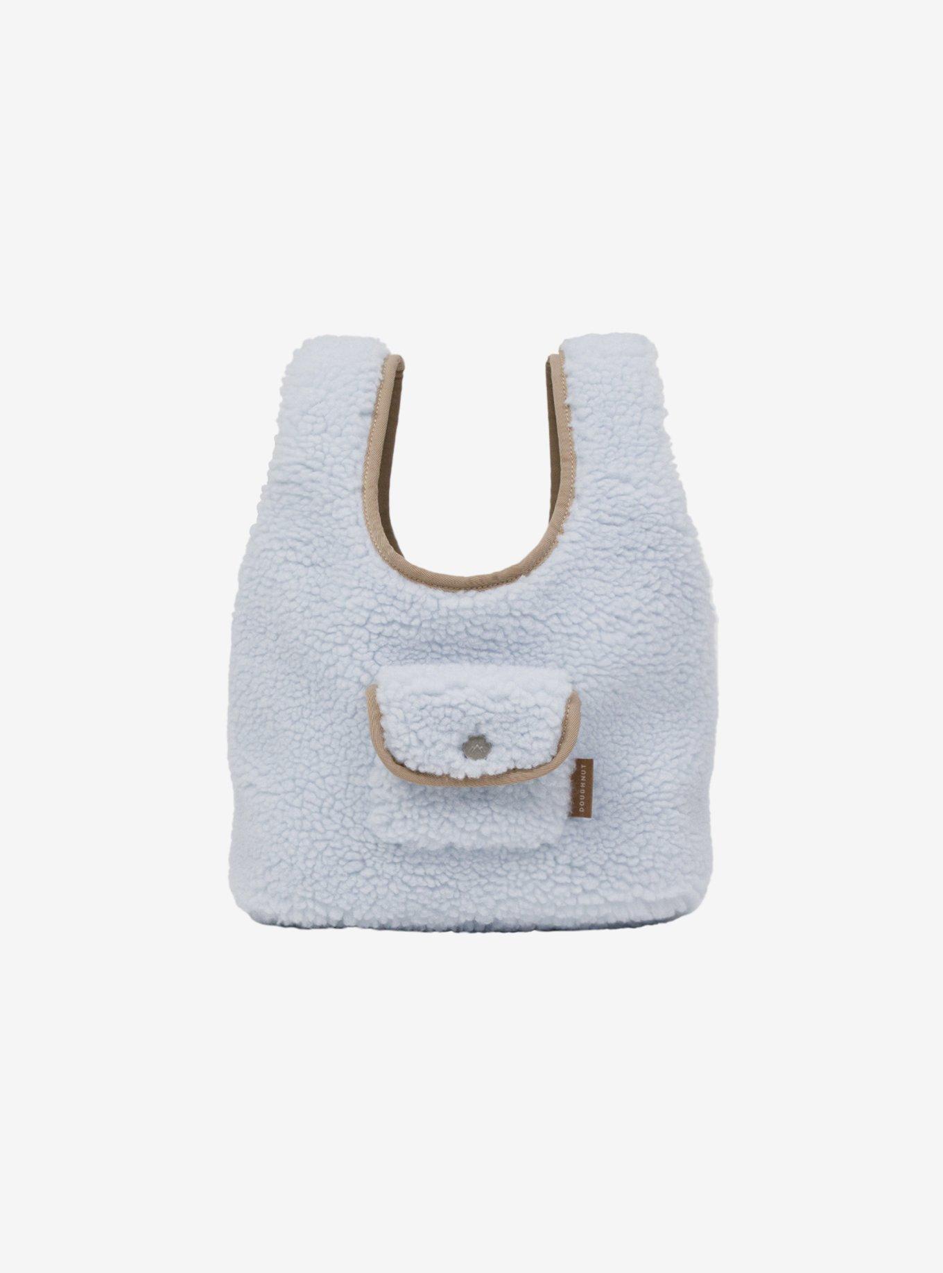 Doughnut Punnet Fluffy Blue Lotus x Hazelnut Tote Bag, , hi-res