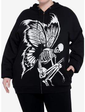 Thorn & Fable Skeleton Fairy Girls Oversized Hoodie Plus Size, , hi-res