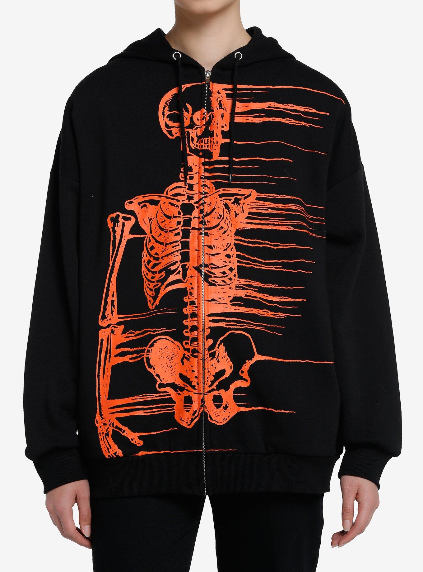 Hot topic hotsell skeleton hoodie