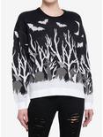 Thorn & Fable Cemetery Girls Sweater, BLACK, hi-res