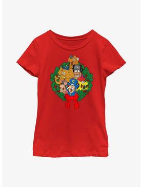Cap'n Crunch Captain Wreath Youth Girls T-Shirt, , hi-res