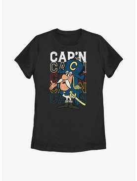 Cap'n Crunch Captain Stack Womens T-Shirt, , hi-res