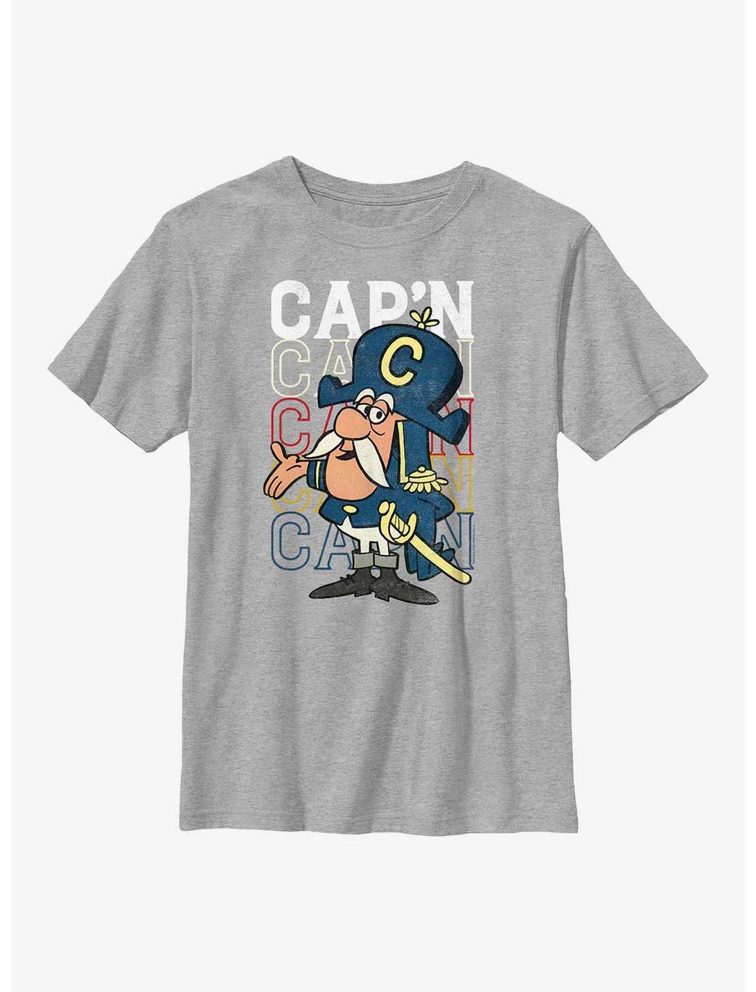 Cap'n Crunch Captain Stack Youth T-Shirt, ATH HTR, hi-res