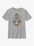Cap'n Crunch Vintage Anchor Youth T-Shirt, ATH HTR, hi-res