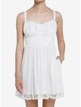 White Angel Wings Lace Cami Dress, BRIGHT WHITE, hi-res