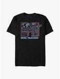 MTV Control Center Logo T-Shirt, BLACK, hi-res
