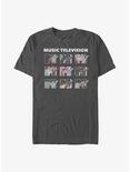MTV Music Dye Logo T-Shirt, CHARCOAL, hi-res