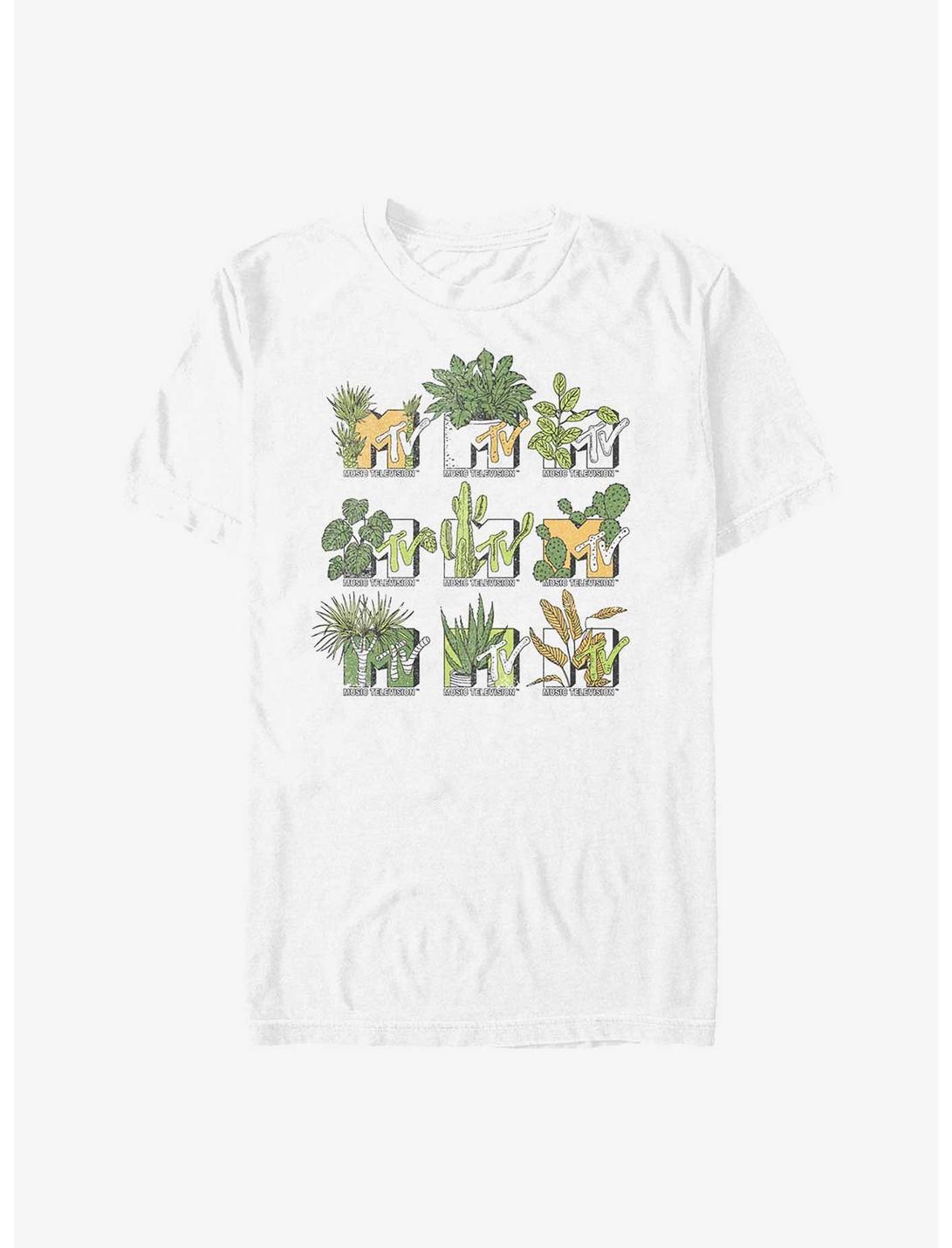 MTV Succulents Logo T-Shirt, WHITE, hi-res