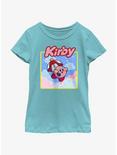 Kirby Umbrella Starry Flight Youth Girls T-Shirt, TAHI BLUE, hi-res