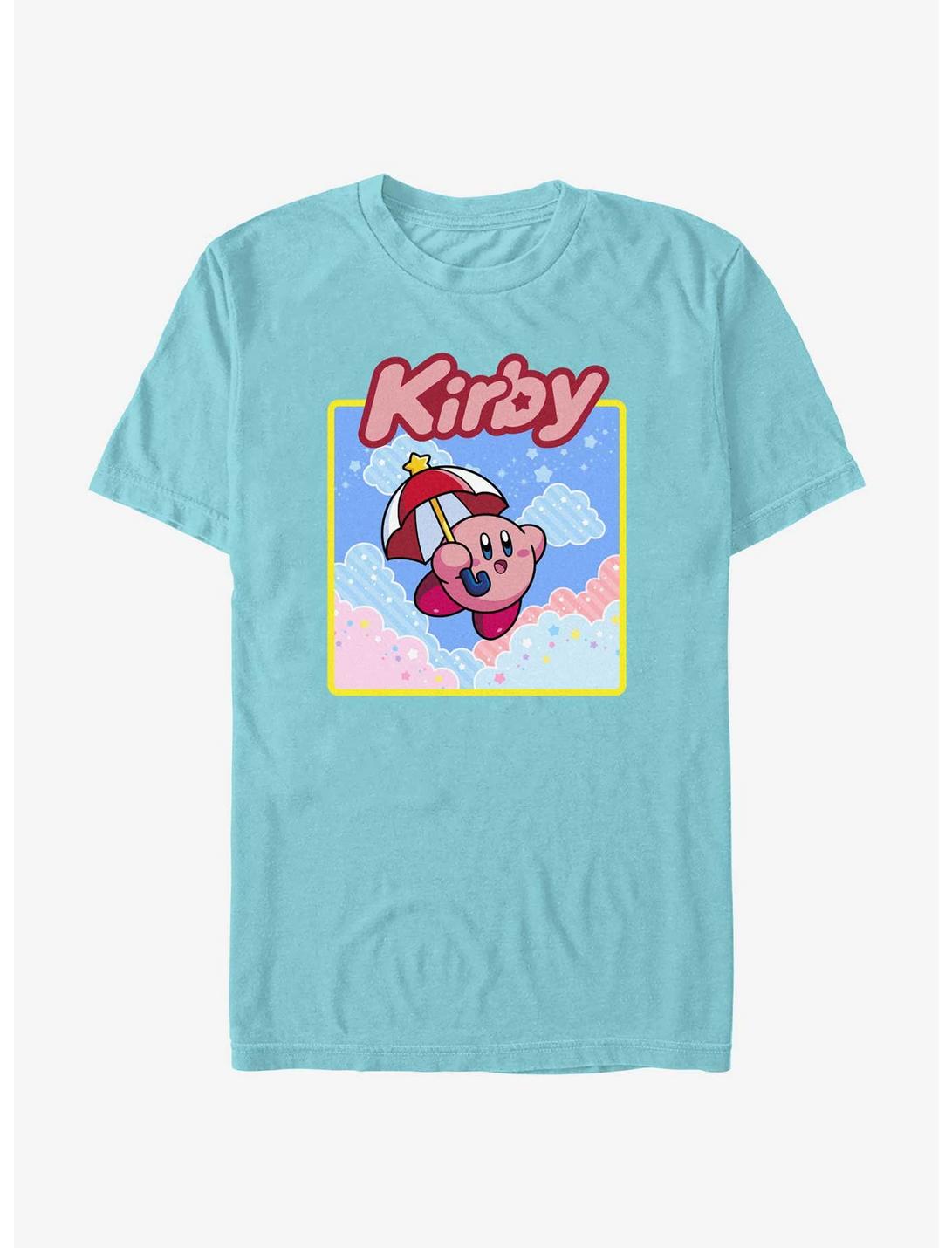 Kirby Umbrella Starry Flight T-Shirt, TAHI BLUE, hi-res