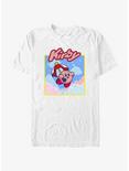 Kirby Umbrella Starry Flight T-Shirt, WHITE, hi-res