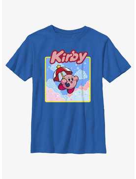 Kirby Umbrella Starry Flight Youth T-Shirt, , hi-res