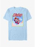 Kirby Umbrella Starry Flight T-Shirt, LT BLUE, hi-res