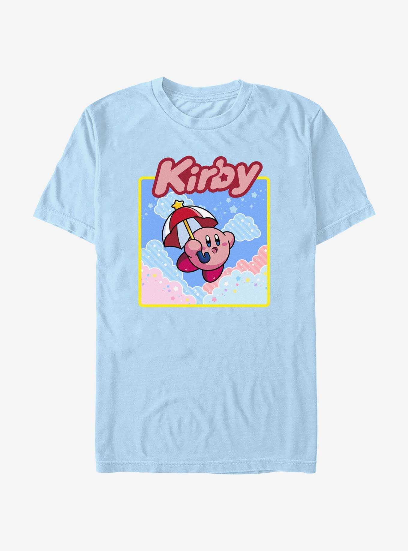 Kirby Umbrella Starry Flight T-Shirt, , hi-res