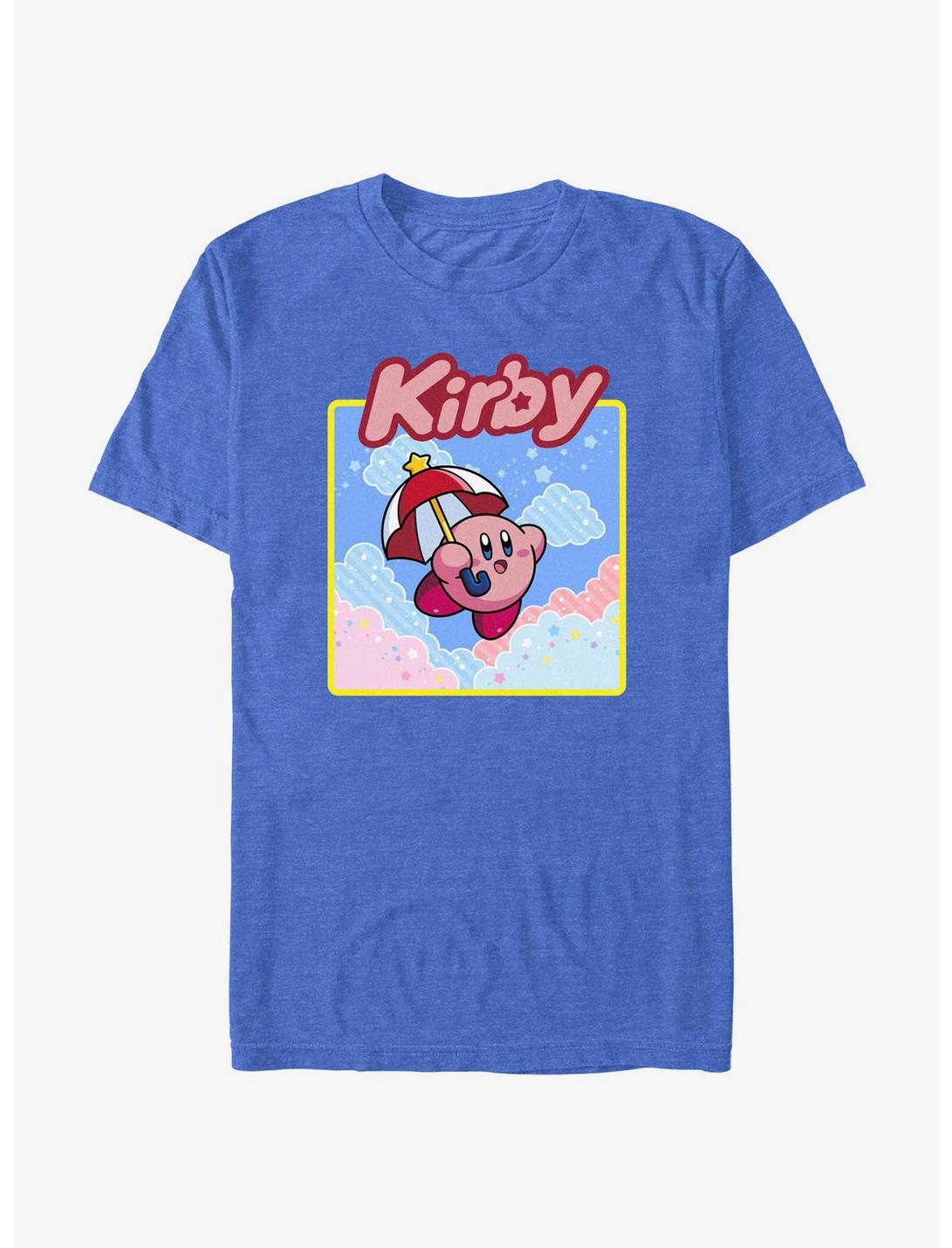 Kirby Umbrella Starry Flight T-Shirt, ROY HTR, hi-res