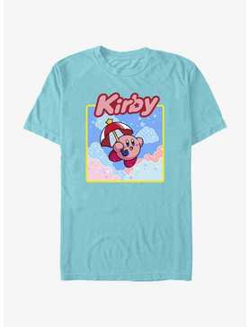Kirby Umbrella Starry Flight Extra Soft T-Shirt, , hi-res