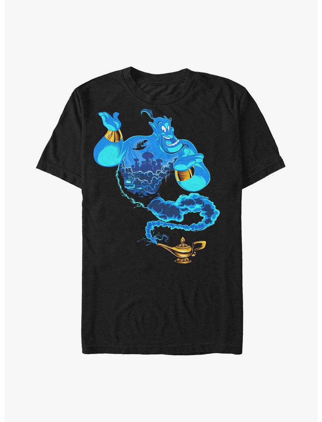 Disney Aladdin Genie of the Lamp T-Shirt, BLACK, hi-res
