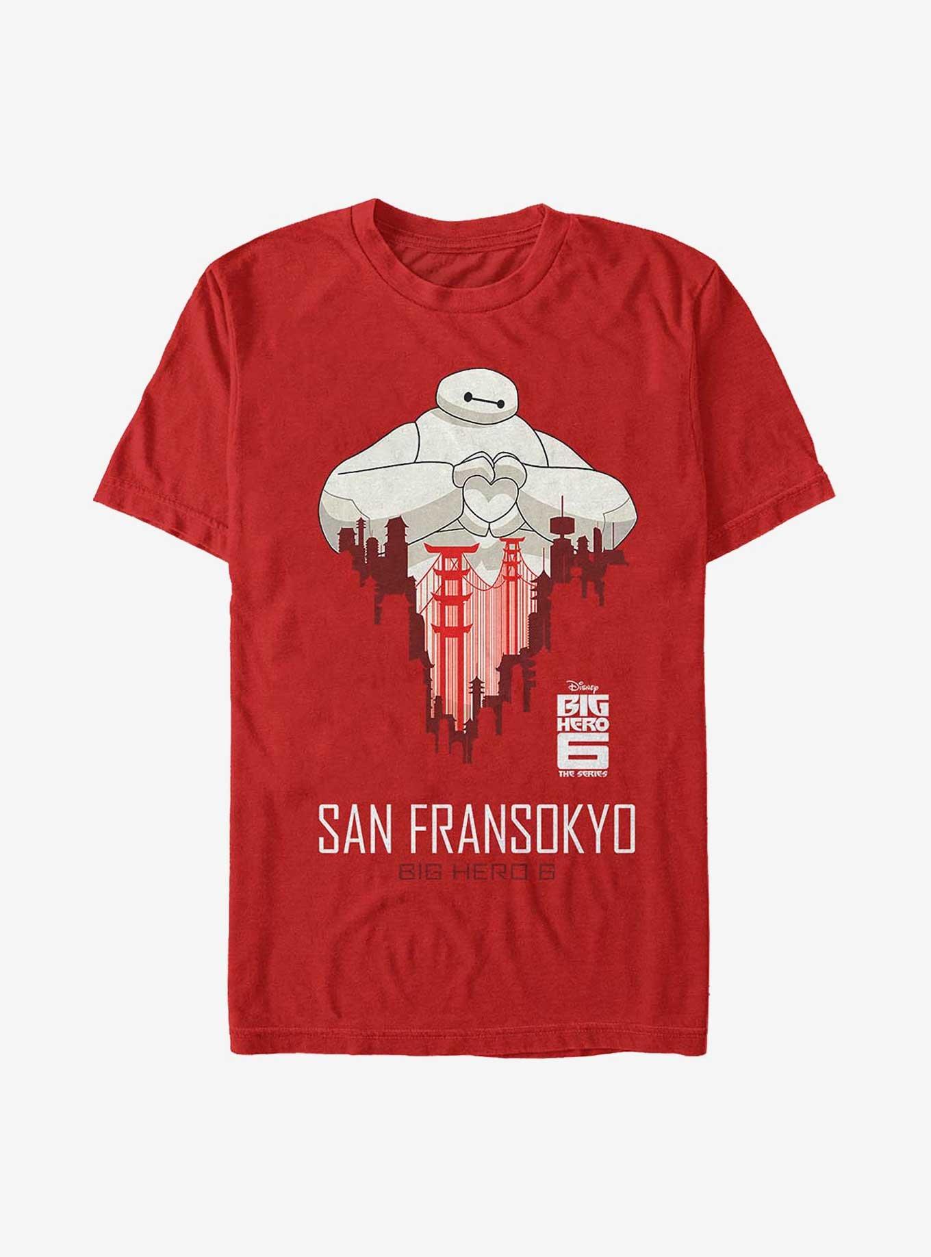 Disney Big Hero 6 Baymax San Fransokyo Love T-Shirt, , hi-res