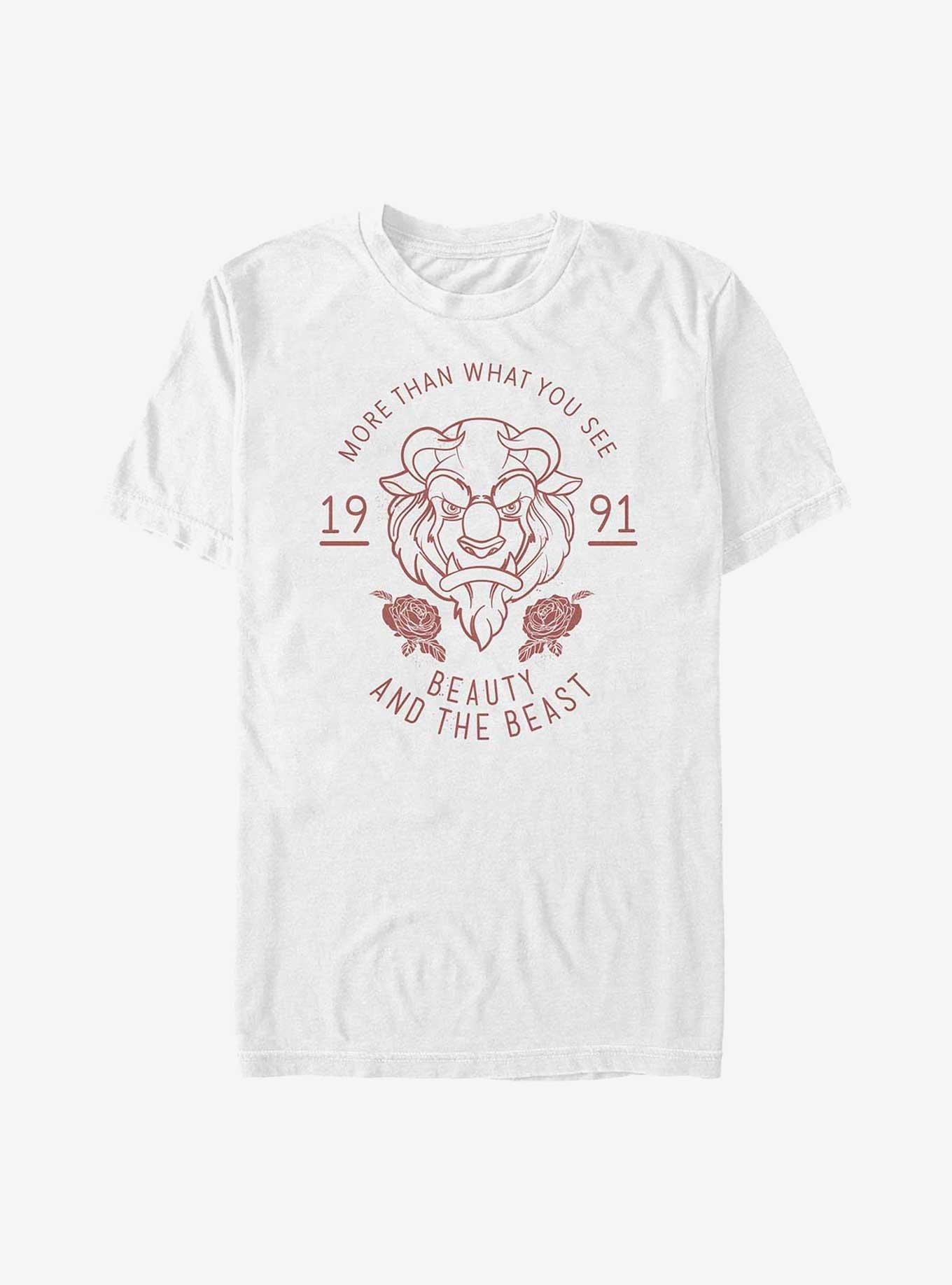 Disney Beauty and the Beast More Than What You See T-Shirt, WHITE, hi-res