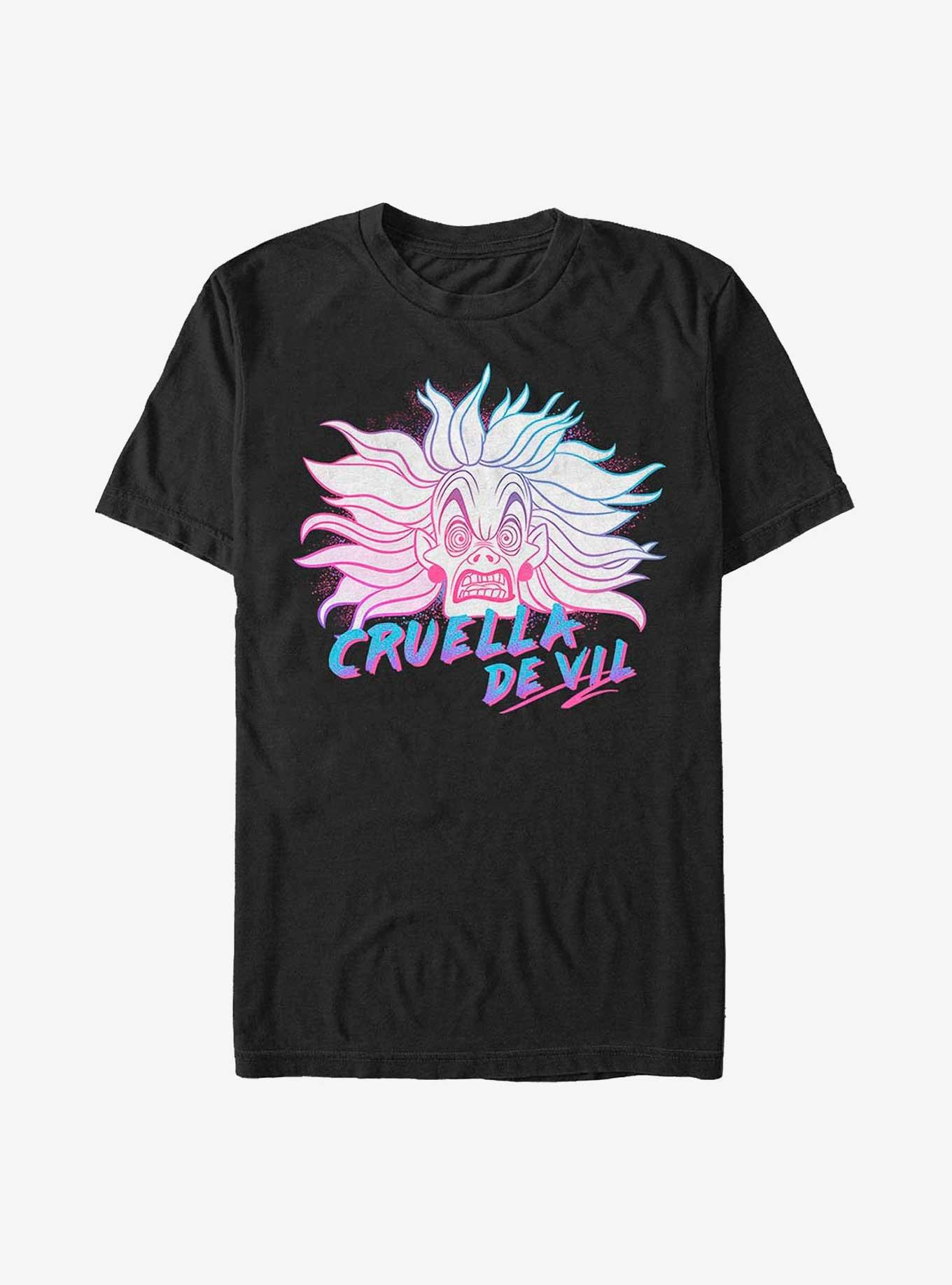 Disney Cruella Crazy Cruella De Vil T-Shirt, , hi-res