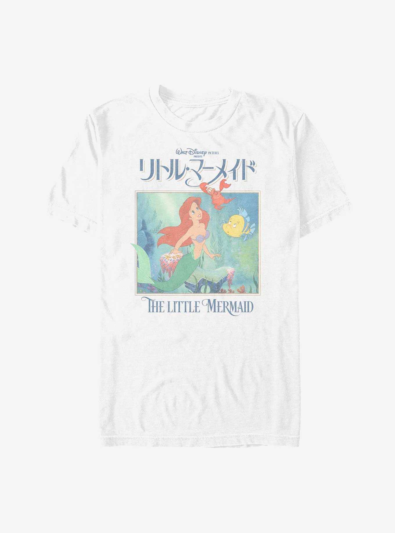 Disney The Little Mermaid in Japanese Poster T-Shirt, , hi-res