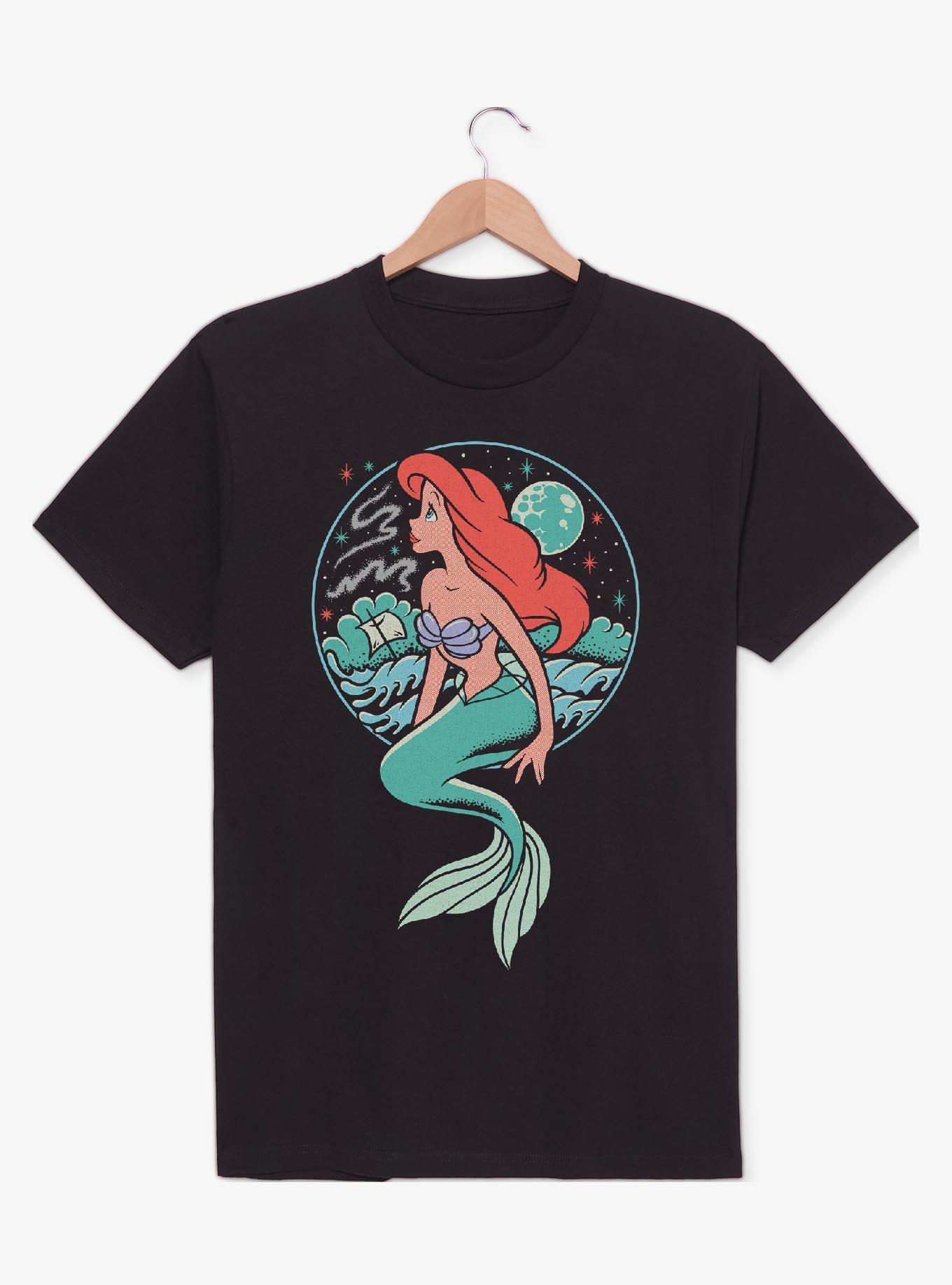 Disney The Little Mermaid Moonrise Shipwreck T-Shirt