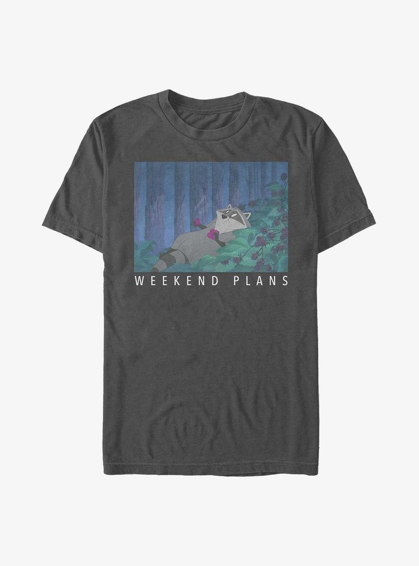 Disney Pocahontas Meeko Weekend Plans T-Shirt, , hi-res