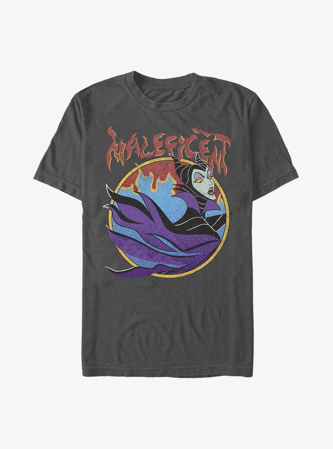 Disney Sleeping Beauty Flame Born Maleficent T-Shirt - GREY | BoxLunch