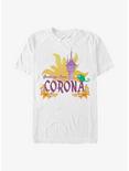 Disney Tangled Greetings From Corona T-Shirt, WHITE, hi-res