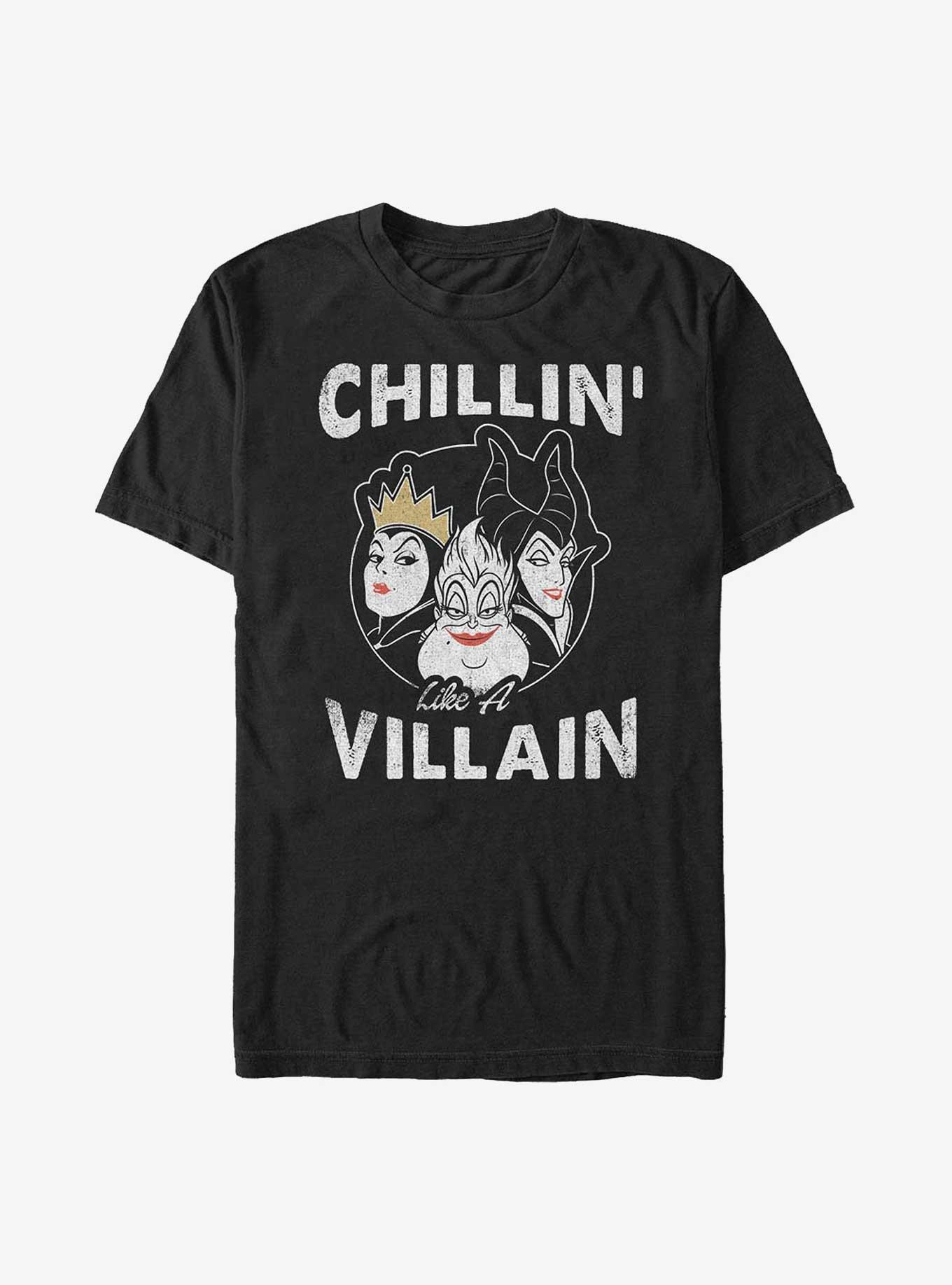 Disney Villains Chillin' Evil Queen, Ursula, and Maleficent T-Shirt, , hi-res